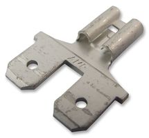 TE CONNECTIVITY - AMP 63699-1 Quick Disconnect Terminal, FASTON 187, Male Quick Disconnect, 4.75mm x 0.81mm, 0.187" x 0.032"
