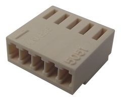 MOLEX 22-01-1052 Connector Housing, Natural, KK 5051 Series, Receptacle, 5 Ways, 2.5 mm