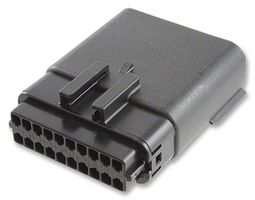 MOLEX 33482-2001 Automotive Connector Housing, Polarisation A, Black, MX150 33482, Plug, 20 Ways