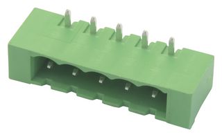 PHOENIX CONTACT 1809102 Terminal Block, Header, 5.08 mm, 5 Ways, 12 A, 320 V, Through Hole Right Angle