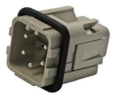 ILME CKM04 Heavy Duty Connector, 4+PE Signal, CK, Insert, 5 Contacts, Plug, Screw Pin