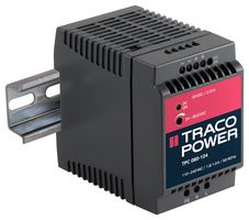 TRACO POWER TPC 080-124 AC/DC DIN Rail Power Supply (PSU), ITE, 1 Output, 80 W, 24 VDC, 3.3 A