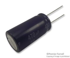 PANASONIC ECEA1HN471U Electrolytic Capacitor, 470 µF, 50 V, ± 20%, Radial Leaded, 2000 hours @ 85°C
