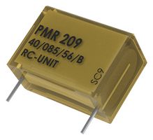 KEMET PMR209ME6470M220R30 Safety Capacitor, Metallized Paper, Radial Box - 2 Pin, 0.47 µF, ± 20%, X2, Through Hole