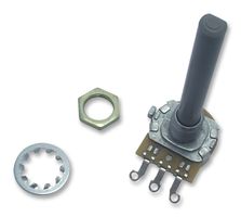 TE CONNECTIVITY - CITEC 23ESA103MMF50NF Rotary Potentiometer, Spindle Operated, 10 kohm, 1 Turns, Linear, 400 mW, ± 20%, 23 Series