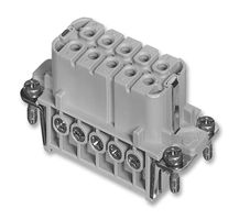 AMPHENOL SINE/TUCHEL C146 10B010 002 4 Heavy Duty Connector, Signal, heavymate A Series, Insert, 10+PE Contacts, 10A, Receptacle