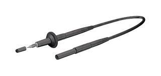 STAUBLI 66.9426-150-21 Test Lead, Test Tip Probe to 4mm Banana Plug, Black, 5 kV, 10 A, 1.5 m