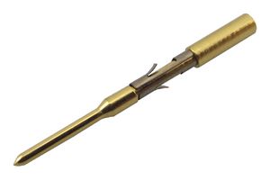 LEMO FGG.1B.555.ZZC Circular Connector Contact, 1B, Pin, Crimp, 22 AWG, 26 AWG