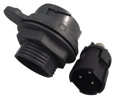BULGIN LIMITED PXP7012/03P/ST Circular Connector, Circular Power Connector, Buccaneer 7000 Series, Panel Mount Receptacle