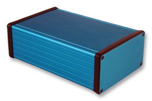 HAMMOND 1455N1601BU Metal Enclosure, 1455 Series, Extruded With Metal End Panels, Small, Extruded Aluminium, 49.62 mm