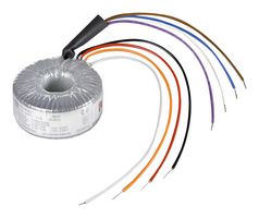 BLOCK RKD 120/2X15 Toroidal Transformer, 45mm x 96mm, 120 VA, 2 x 115V, 2 x 15V, Dual Primary, Dual Secondary, Open