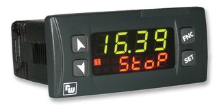 WACHENDORFF TI327401 Panel Mount Timer, 2 Relay Output, 24 V, 230 V, 28.5 mm, 70.5 mm