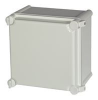 FIBOX PC 1919 13 G-2FSH ENCL. Plastic Enclosure, IK08 / IK09, Grey Hinged Cover, DIN Rail, Polycarbonate, 130 mm, 188 mm, 188 mm