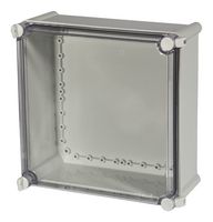 FIBOX PC 2828 13 T-2FSH ENCL. Plastic Enclosure, IK08 (Side) / IK09 (Front), DIN Rail, Polycarbonate, 130 mm, 278 mm, 278 mm