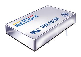 RECOM POWER REC15-2415D/H2/M Isolated Through Hole DC/DC Converter, ITE, DIP, 2:1, 15 W, 2 Output, 15 V
