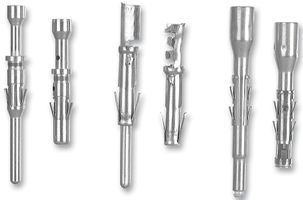 SOURIAU-SUNBANK / EATON SM24M1TK6 Circular Connector Contact, Stamped, Souriau Trim Trio, Pin, Crimp, 24 AWG, 26 AWG