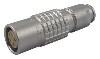LEMO PHG.2B.305.CLLD92Z Circular Connector, Standard Circular Connector, 2B Series, Cable Mount Receptacle, 5 Contacts