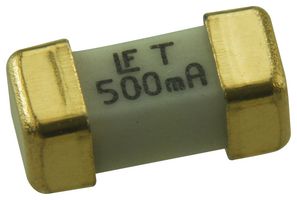 LITTELFUSE 0452.500MRL Fuse, Surface Mount, 500 mA, Slow Blow, 125 VAC, 125 VDC, 2410 [6125 Metric], NANO2 Slo-Blo 452