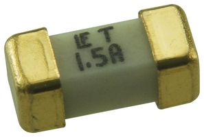 LITTELFUSE 045201.5MRL Fuse, Surface Mount, 1.5 A, Slow Blow, 125 VAC, 125 VDC, 2410 [6125 Metric], NANO2 Slo-Blo 452