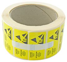 MULTICOMP PRO 055-0082 Label, Warning, 25 mm, 50 mm, Paper