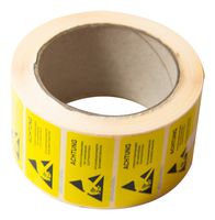MULTICOMP PRO 055-0084 Label, Warning, 25 mm, 50 mm, Paper