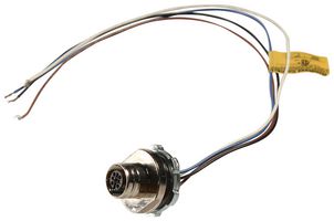 AMPHENOL INDUSTRIAL RL00361-10BK High Power Connector, RADLOK Series, Receptacle, 1 kV, 70 A, Cable Mount, Crimp