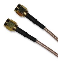 AMPHENOL RF 135101-01-24.00 RF / Coaxial Cable Assembly, 24 ", 609.6 mm, RG316, SMA Straight Plug, SMA Straight Plug, 50 ohm