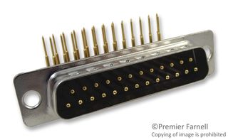 AMPHENOL COMMUNICATIONS SOLUTIONS L717DFB25P1AON D Sub Connector, DB25, Standard, Plug, DF, 25 Contacts, DB, Solder