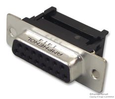 AMPHENOL COMMUNICATIONS SOLUTIONS L17DAFRA15SC309 D Sub Connector, DB15, Standard, Receptacle, 17D, 15 Contacts, DA, IDC / IDT