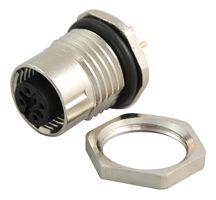 PHOENIX CONTACT 1542761 Sensor Connector, SPEEDCON Series, M12, Female, 5 Positions, Solder Socket, Straight Panel Mount