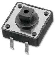 WURTH ELEKTRONIK 430476073716 Tactile Switch, WS-TATV Series, Top Actuated, Through Hole, Plunger for Cap, 160 gf