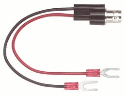 POMONA 5051 Test Lead, BNC Jack to Spade Lugs x2, 500 Vrms, 136 mm