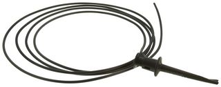 POMONA 3780-60-0 Test Lead, Minigrabber, Hook Clip to Free End, Black, 60 V, 5 A, 1.524 m