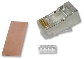 TUK PXCAT6S8XL2 Modular Connector, RJ45 Plug, 1 x 1 (Port), 8P8C, Cat6, Cat6a, Cable Mount