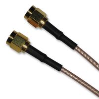 AMPHENOL RF 135101-01-M0.75 RF / Coaxial Cable Assembly, 29.53 ", 750 mm, RG316, SMA Straight Plug, SMA Straight Plug, 50 ohm