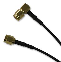 AMPHENOL RF 135103-01-M1.00 RF / Coaxial Cable Assembly, 3 ft, 1 m, RG316, SMA Right Angle Plug, SMA Straight Plug, 50 ohm