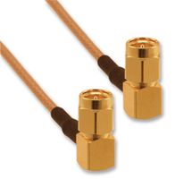 AMPHENOL RF 135104-01-M0.75 RF / Coaxial Cable Assembly, 29.53 ", 750 mm, RG316, SMA Right Angle Plug, SMA Right Angle Plug