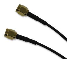 AMPHENOL RF 135101-02-M0.50 RF / Coaxial Cable Assembly, 19.69 ", 500 mm, RG174/U, SMA Straight Plug, SMA Straight Plug, 50 ohm