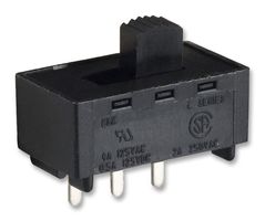 C&K COMPONENTS L102011MS02Q Slide Switch, SPDT, Push-Pull, Through Hole, L Series, 4 A, 125 V