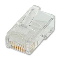 ROLINE 21.17.3060 Modular Connector, RJ45 Plug, 1 x 1 (Port), 8P8C, Cat6, Cable Mount