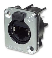 NEUTRIK NE8FDV-SE Modular Connector, RJ45 Jack, 1 x 1 (Port), 8P8C, IP57, Panel Mount