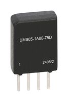 STANDEXMEDER UMS05-1A80-75D Reed Relay, SPST-NO, 5 VDC, UMS Series, Through Hole, 400 ohm, 500 mA