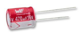 WURTH ELEKTRONIK 870235374005 Polymer Aluminium Electrolytic Capacitor, 270 µF, 16 V, Radial Leaded, 0.01 ohm