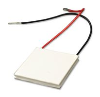 EUROPEAN THERMODYNAMICS APH-127-10-20-S Thermoelectric Peltier Cooler Module, Single Stage, 20 W, 2.3 A, 15.4 VDC, 30mm x 30mm x 4mm