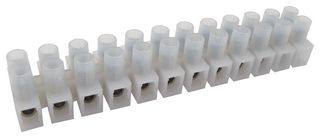 TE CONNECTIVITY - BUCHANAN 1-1776293-2 Panel Mount Barrier Terminal Block, 2 Row, 12 Ways, 22 AWG, 12 AWG, 8 mm, 30 A