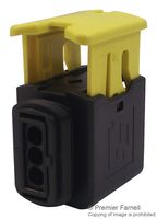 TE CONNECTIVITY 1-1418448-1 Automotive Connector Housing, MCP 1.5K, Receptacle, 3 Ways, AMP MCP 1.5K Series Power Contacts