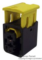 TE CONNECTIVITY 1-1418483-1 Heavy Duty Connector Base, MCP 2.8, Cable Mount, AMP MCP 2.8 Series Power Contacts