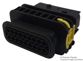 TE CONNECTIVITY 1-1564412-1 Heavy Duty Connector Base, MCP, Cable Mount, AMP MCP Series Tab Power Contacts