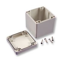 HAMMOND 1555EE2GY Plastic Enclosure, Watertight, PCB Box, Polycarbonate, 90.5 mm, 90 mm, 90 mm, IP68