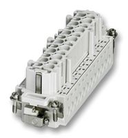 PHOENIX CONTACT 1648306 Heavy Duty Connector Insert, Heavycon, 24 Contacts, 2 Row, Receptacle, Socket